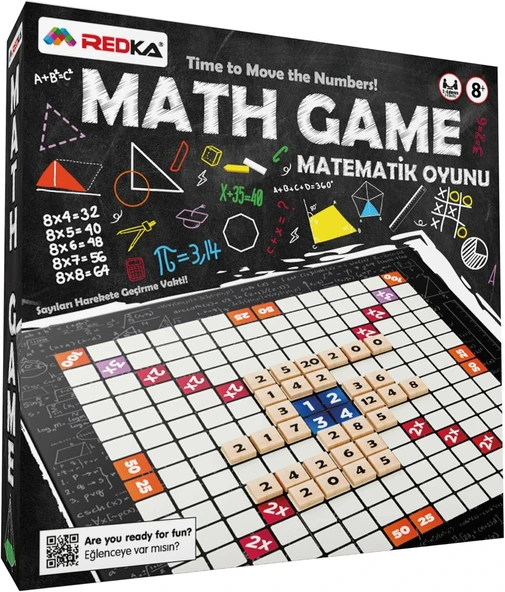 Ahşap Redka Matematik Oyunu - Matematik Çözmece Oyunuz - İşlem Oyunu Zeka Oyunu ürün görseli 1