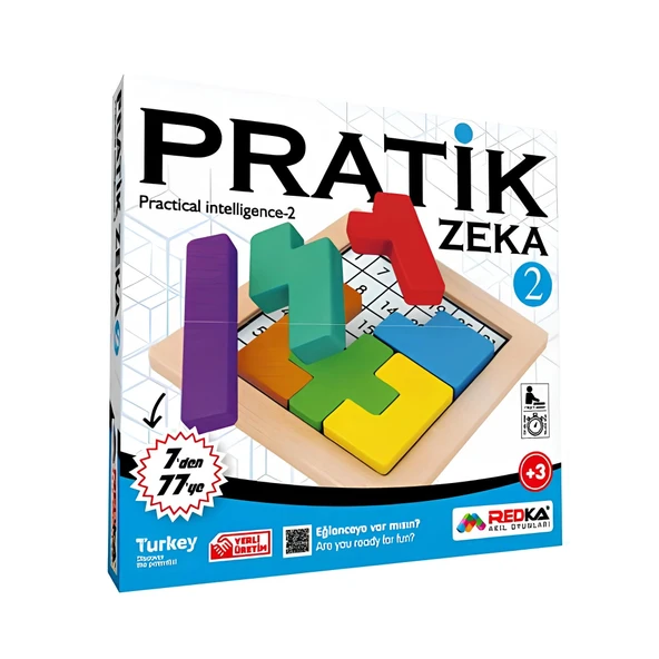 Pratik Zeka 2 Oyunu - Akıl ve Zeka Oyunu - Pratik Zeka Oyunu - Redka Pratik Zeka Oyunu - Strateji Oyunu ürün görseli 1