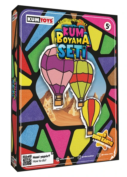 Kumtoys Kum Boyama Seti - Boyama Oyunu - Resim Yapma - Kum Boyama Oyuncak ürün görseli 1
