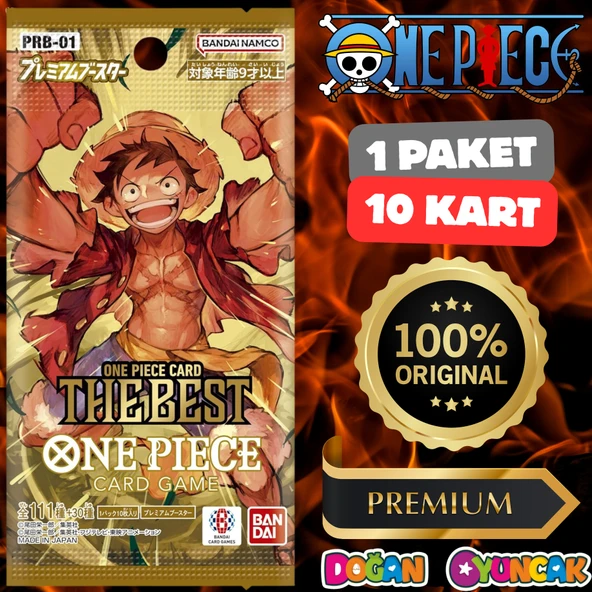 Orijinal One Piece The Best Card PRB-01 - One Piece En İyisi Koleksiyonluk Kart One Piece Premium Kart ürün görseli 1