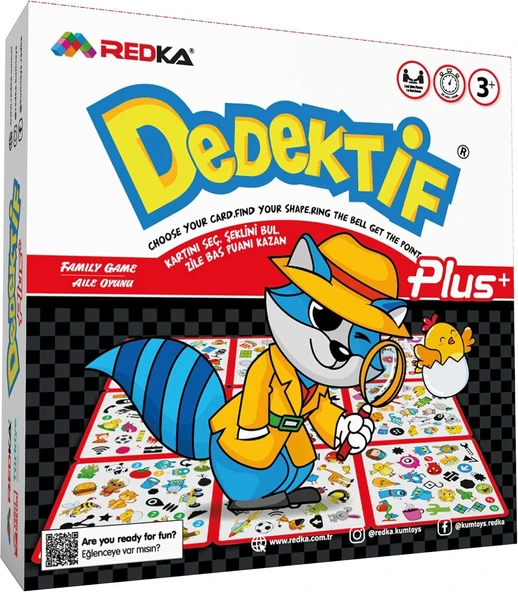 Dedektif Oyunu - Akıl ve Zeka Oyunu - Görsel Dikkat Oyunu - Redka Dedektif Plus Oyunu - Strateji Oyunu ürün görseli 1