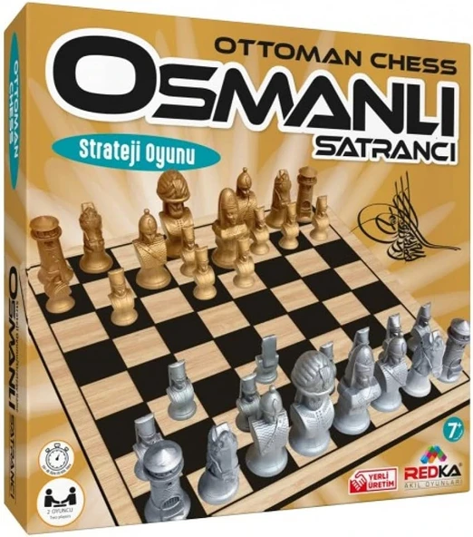 Ahşap Osmanlı Satranç Oyunu - Redka Satranç Oyunu - Akıl ve Zeka Oyunu - Satranç Oyunu - Strateji Oyunu ürün görseli 1