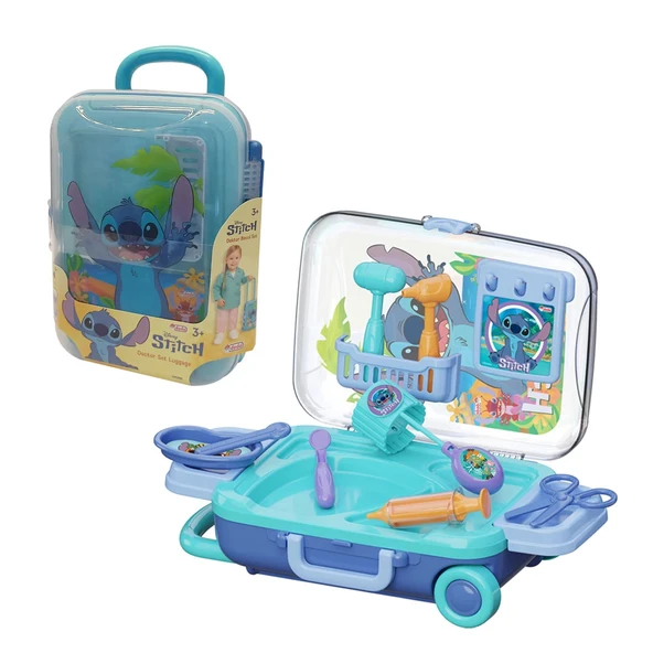Stitch Doktor Set Bavulum - Doktor Setleri - Doktor Oyuncak Seti - Disney Stitch Doktorculuk Oyunu ürün görseli 1