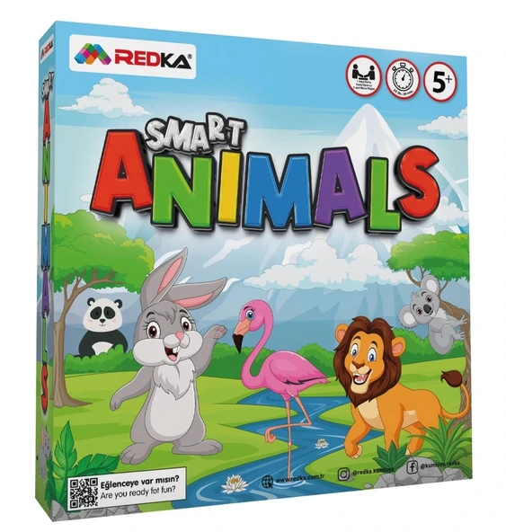 Redka Smart Animals Game - Redka Zeki Hayvanlar Oyunu - Akıl ve Zeka Oyunu - Görsel Oyun ürün görseli 1