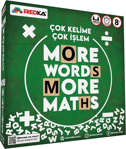 Ahşap Kelime Oyunu - Redka Çok Kelime Çok İşlem Oyunu - Matematik Oyunu Kelime Oyunu ürün görseli 1