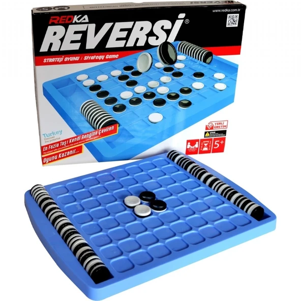 Plastik Reversi Oyunu - Akıl ve Zeka Oyunu - Reversi Oyunu - Redka Reversi Oyunu - Strateji Oyunu ürün görseli 1