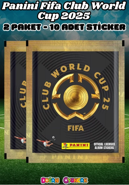 Panini FIFA Club World Cup 25 Sticker (2 Paket) - Fifa Dünya Kupası 2025 Trading Futbolcu Sticker Panini - Panini Sticke ürün görseli 1