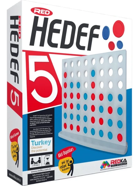 Orijinal Hedef 5 Oyunu - Akıl ve Zeka Oyunu - Hedef 5 Oyunu - Redka Hedef 5 Oyunu - Strateji Oyunu ürün görseli 1