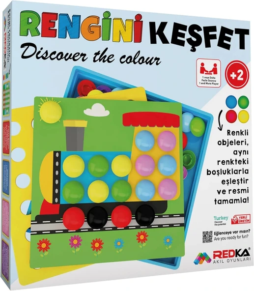 Redka Rengini Keşfet Oyunu - Akıl ve Zeka Oyunu - Renk Çözme Oyunu - Strateji Oyunu ürün görseli 1
