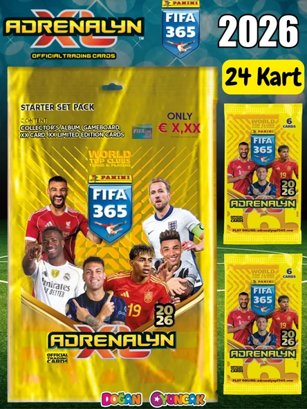 Panini FIFA 365 Adrenalyn XL 2026 Başlangıç Paketi - Futbolcu Kartları - Trading Oyuncu Kartı - Fifa ürün görseli 1