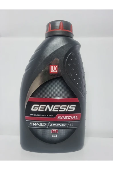Lukoil GENESİS SPECİAL C3 5W30 1 LT DPF PARTİKÜLLÜ TAM SENTETİK MOTOR YAĞI ürün görseli 1