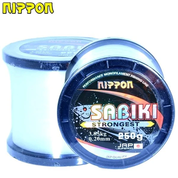 Nippon Sabiki Bobin Misina 250 gr Beyaz ürün görseli 1