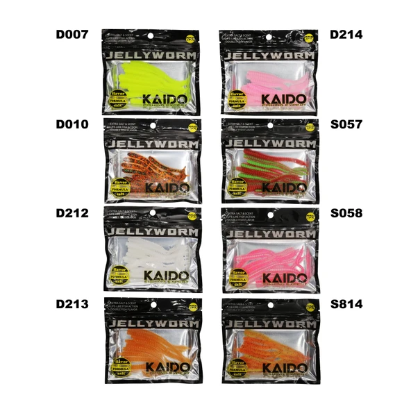 Kaido Jellyworm Jw95 Lrf Silikonu - Resim 3