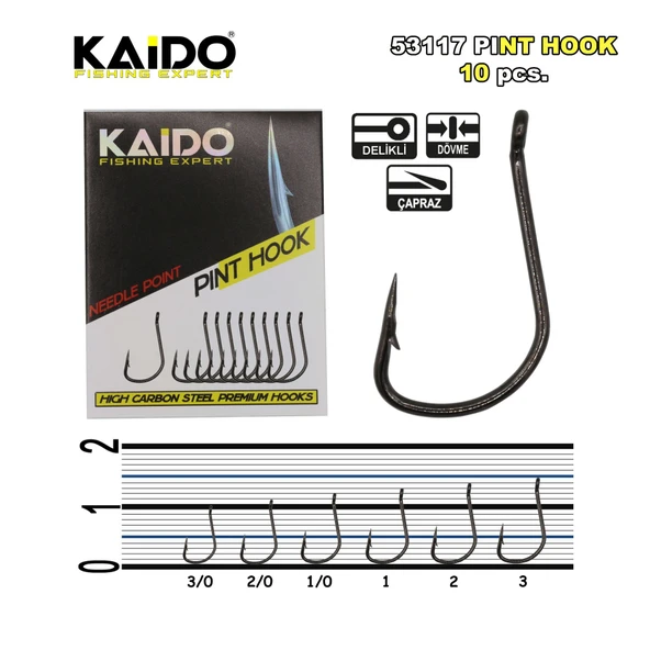53117 Pint Hook (10 Pcs) - Resim 3