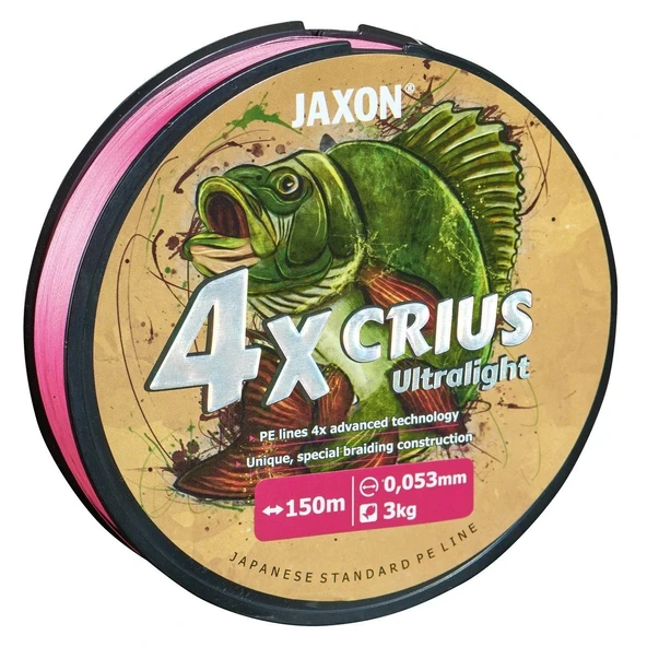Jaxon 4xCrius Ultralight 150mt Pink İp Misina - Resim 2