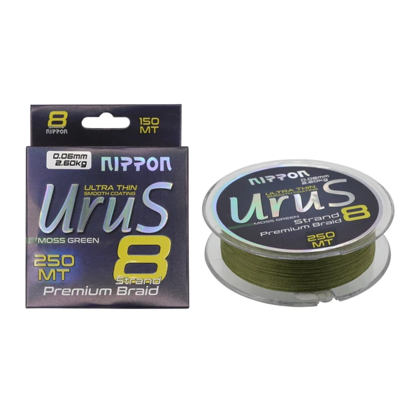 Urus 8X Braid 250 MT Moss Green - Resim 3