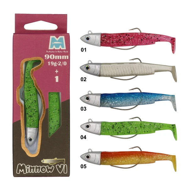 Minnow 6 Süper 90 mm Silikon 19g-2/0+1 - Resim 3
