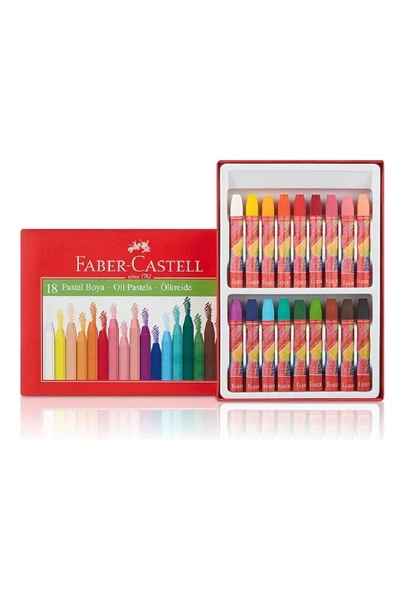 Faber Castell Pastel Boya 18 Renk ürün görseli 1