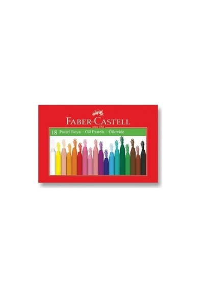Faber Castell Pastel Boya 18 Renk - Resim 3