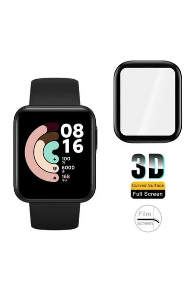 bbtech Xiaomi Redmi Watch 3 ile Uyumlu Esnek Polymer Nano Kırılmaz Ekran Koruyucu ürün görseli 1