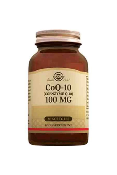 Solgar Coenzyme Q-10 100 Mg 30 Kapsül - Resim 3