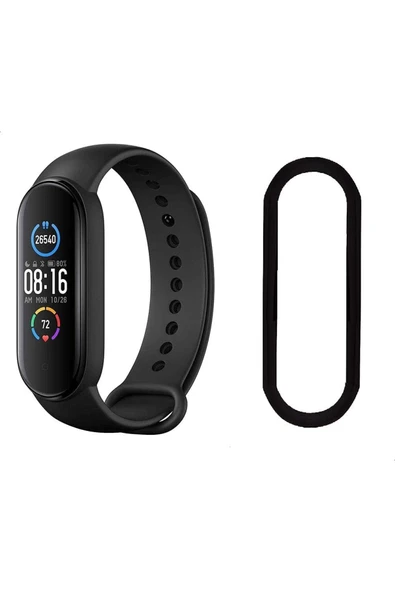 bbtech Xiaomi Mi Band 5 ile Uyumlu Esnek Polymer Nano Kırılmaz Ekran Koruyucu ürün görseli 1