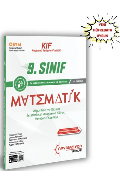 9.Sınıf Algoritma ve Bilişim, İstatiksel Araştırma Süreci, Veriden Olasılığa (MEB Müfredatına Uygun) ürün görseli 1