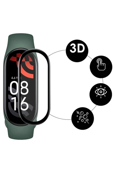 bbtech Xiaomi Mi Band 7 ile Uyumlu Esnek Polymer Nano Kırılmaz Ekran Koruyucu ürün görseli 1