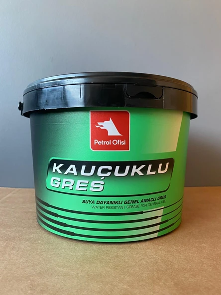 Petrol Ofisi Yeşil Renk Suya Dayanıklı Kauçuklu 4KG Gres (10/2025 Üretim) ürün görseli 1