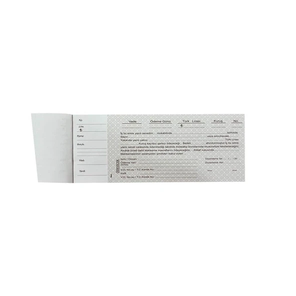 Dilman 2309 Senet Karnesi 50 Yaprak - 6 Adet - Resim 2