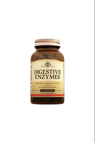 Solgar Digestive Enzymes 50 Tablet ürün görseli 1