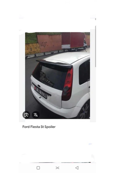 AYAZ FİBER GARAJ FOR FİESTA ST SPOYLER ESKİ KASA FİBER BOYASIZ ürün görseli 1