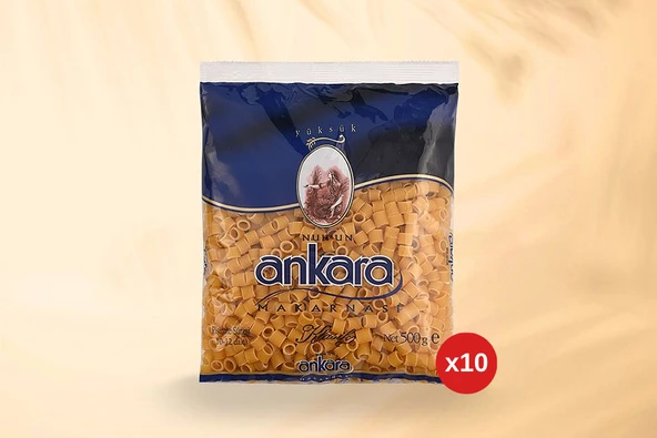 Nuh'un Ankara Yüksük Makarna 500 Gr x 10 Paket ürün görseli 1