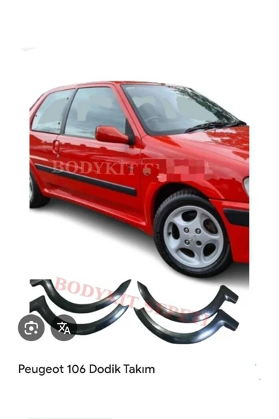 AYAZ FİBER GARAJ PEUGEOT 106 Uyumlu DODİK takım MARŞPİYEL SAĞ SOL TAKIM FİBER BOYASIZ ürün görseli 1