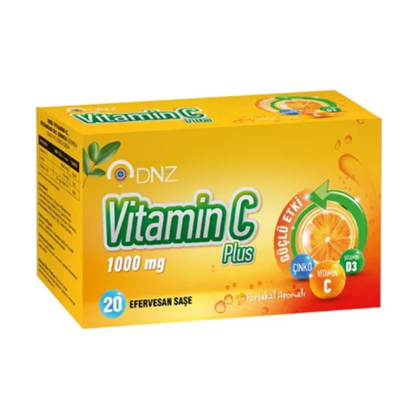 Dnz Vitamin C Plus 1000 mg 20 Saşe ürün görseli 1