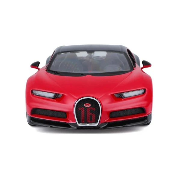 Welly Bugatti Chiron Kırmızı 1/24 Model Araba - Resim 2
