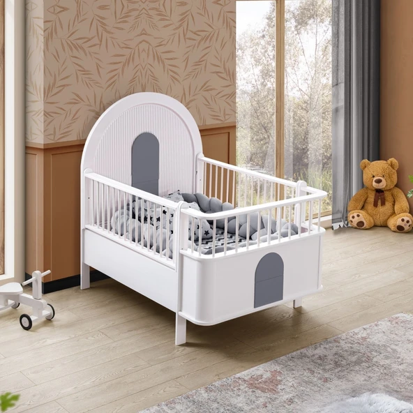MDF Beşik, Venüs Büyüyen Beşik 90x130 - Venüs Karyola 90x190 ürün görseli 1