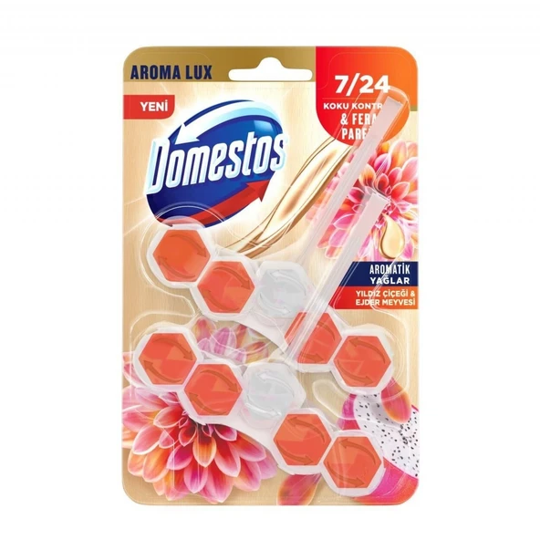 DOMESTOS WC BLOK 5'LI GUC  LUX EJDER MEYVESI 5116 ürün görseli 1