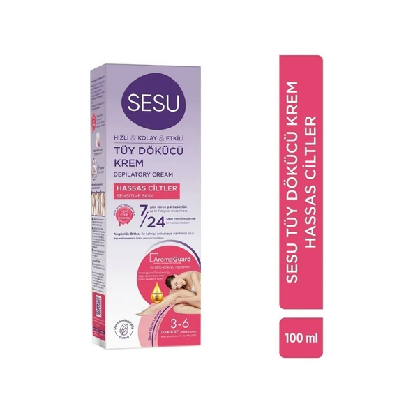 SESU TUY DOKUCU KREM 100ML HASSAS CILT 4315 ürün görseli 1