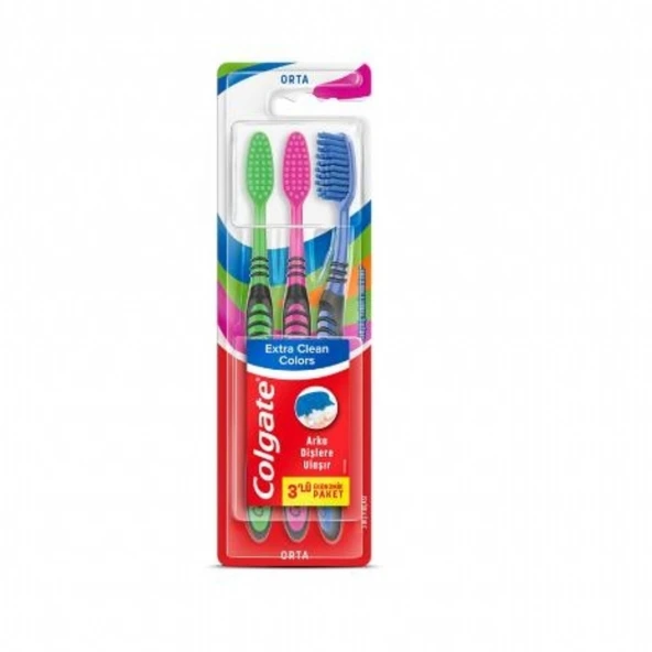 COLGATE DF EXTRA CLEAN COLORS 2+1 1321 ürün görseli 1