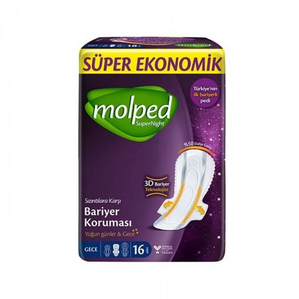 MOLPED SUPERNIGHT S.EKO GECE 16'LI 9200 ürün görseli 1