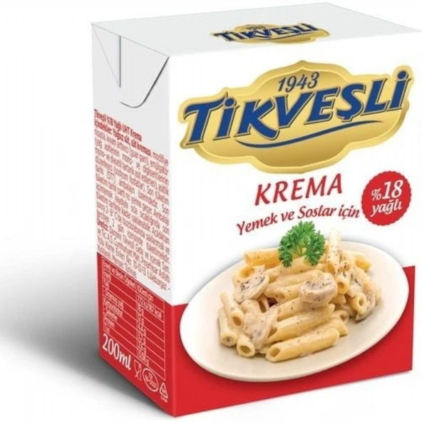 DANONE 200ML TIKVESLI KREMA %18 YAGLI ürün görseli 1