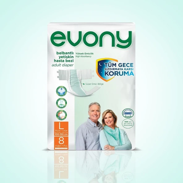 EVONY YETISKIN BEZI LARGE 8'LI 4252 ürün görseli 1