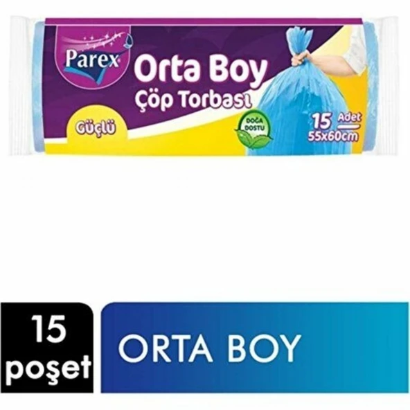 PAREX COP TORBASI EKO  ORTA 15'LI 9367 ürün görseli 1
