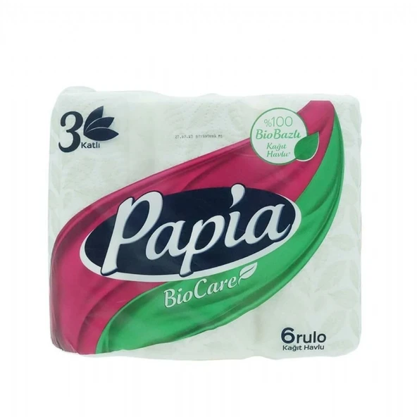 PAPIA  6'LI HAVLU BIO CARE 1649 ürün görseli 1