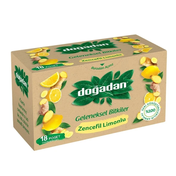 DOGADAN LIMON ZENCEFIL CAYI C-24 18'LI 35,1GR ürün görseli 1