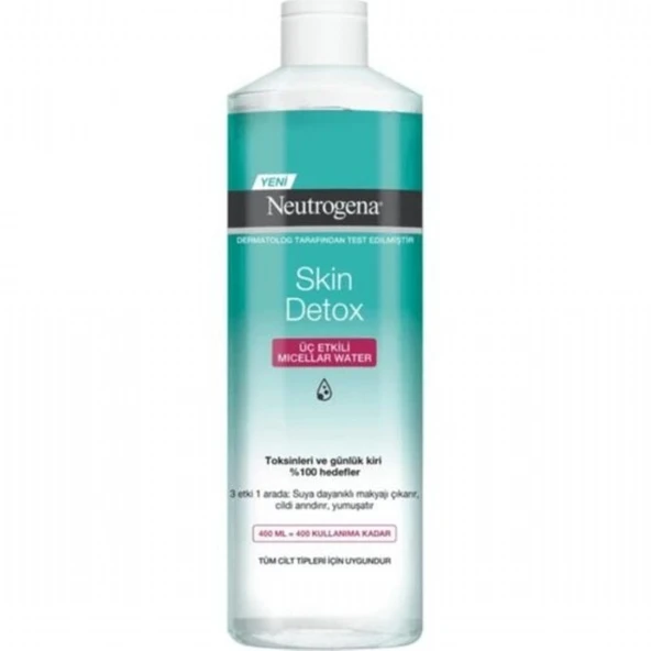 NEUTROGENA 400ML SKIN DETOKS MICCELAR 3 ETKILI SU ürün görseli 1