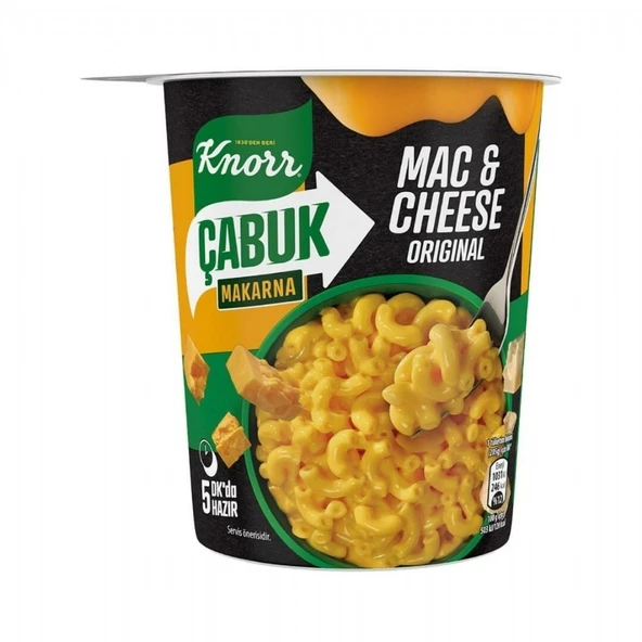 KNORR CABUK MAKARNA 65GR MAC&CHESSE 3072 ürün görseli 1