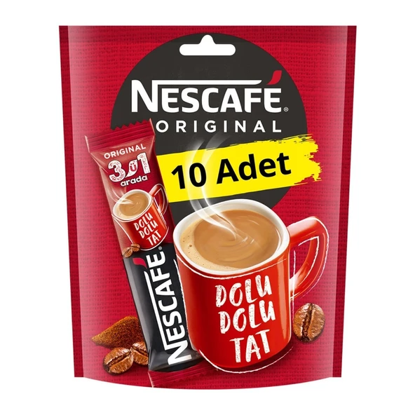 NESCAFE 10'LU 3'U 1 ARADA EKO 175GR ürün görseli 1