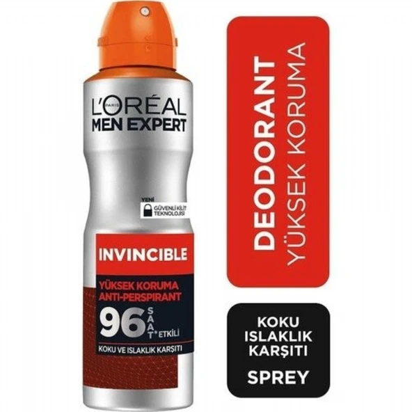 LOREAL MEN EXPERT 150ML DEO INVINCIBLE ürün görseli 1